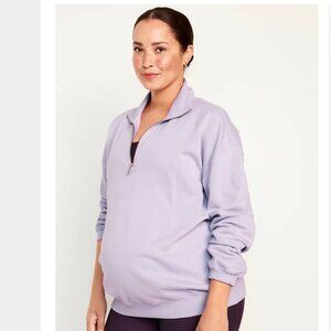 Old Navy XS Maternity 1/2-Zip Pullover